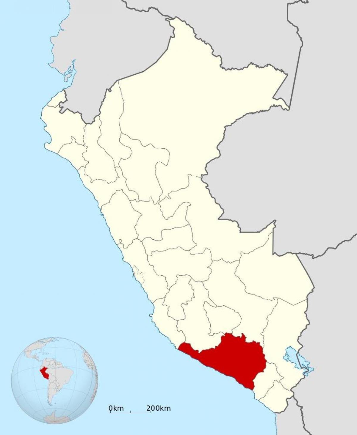 карта арекипа Перу