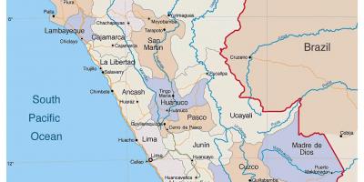 Карта подробная карта Перу